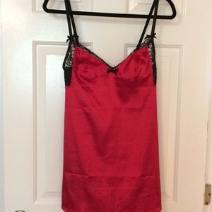 Victoria’s Secret red sleepwear